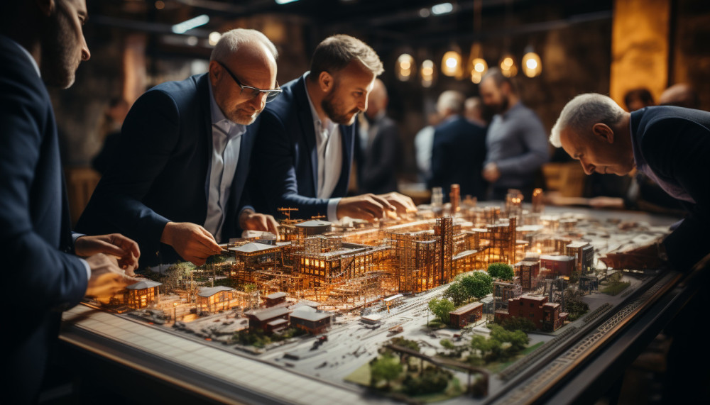 Which steps are involved in a construction project ?